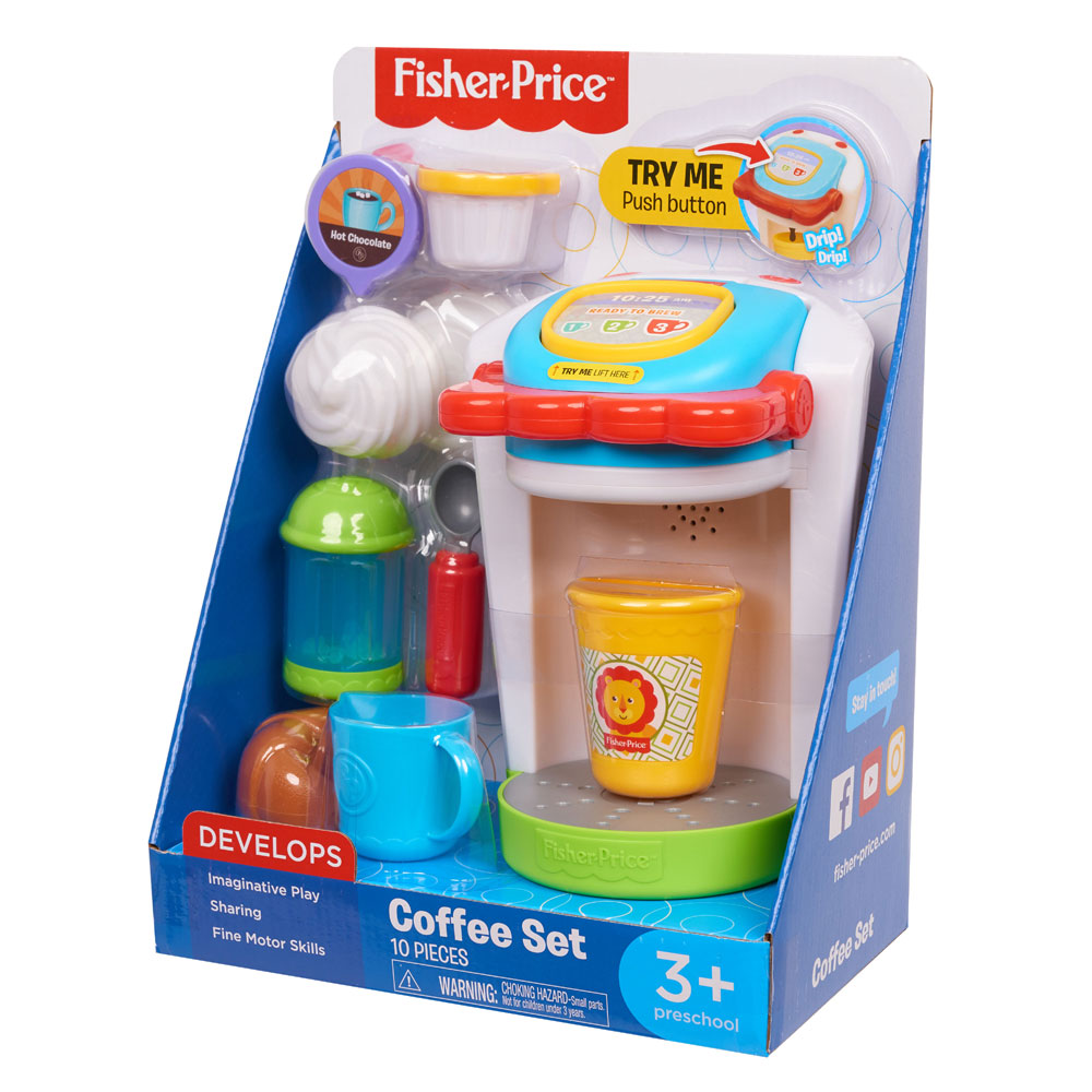 fisher price coffee maker set