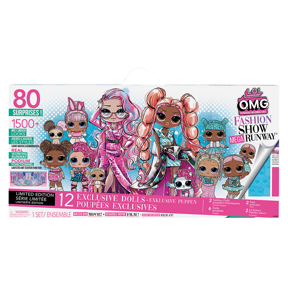 Buy LOL Surprise OMG Fashion Show Mega Runway with 12 Exclusive Dolls for  CAD Toys R Us Canada