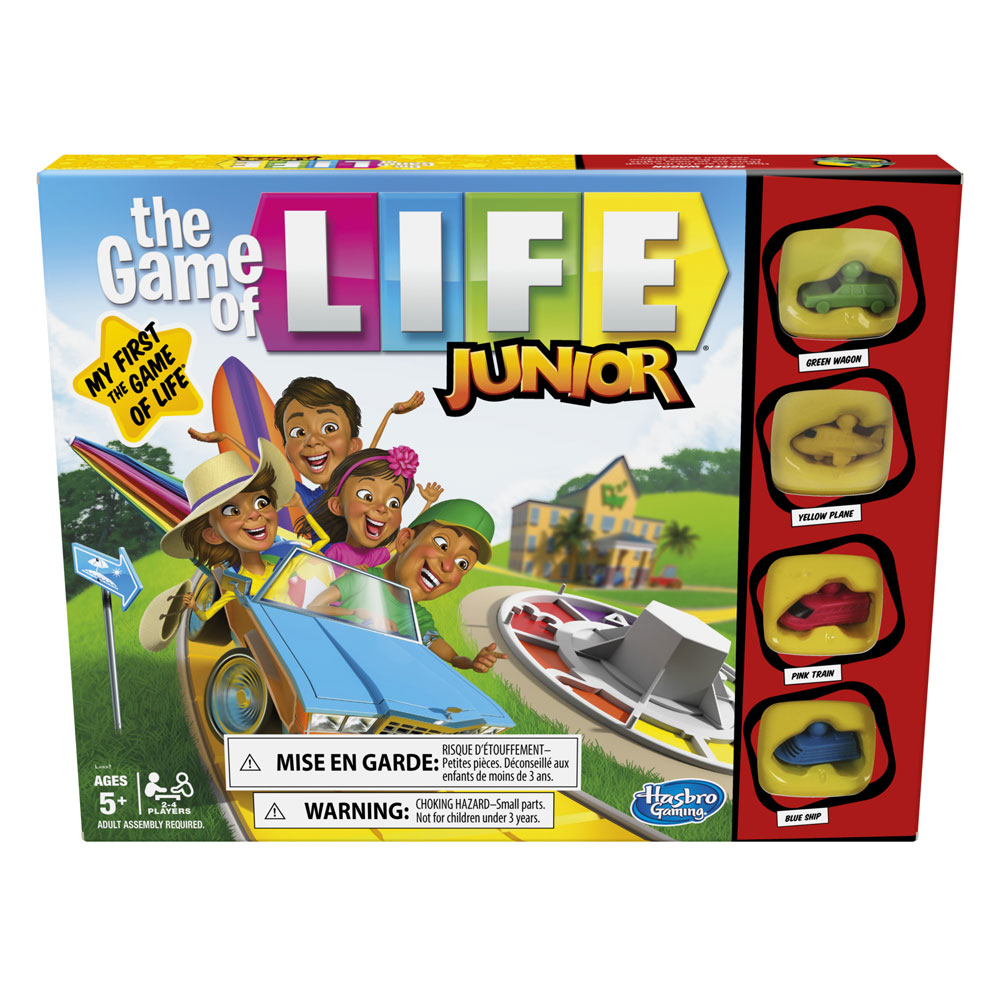 Hasbro Gaming Jeu Destins Le Jeu de la Vie Junior, pour Enfants, à partir  de 5 Ans