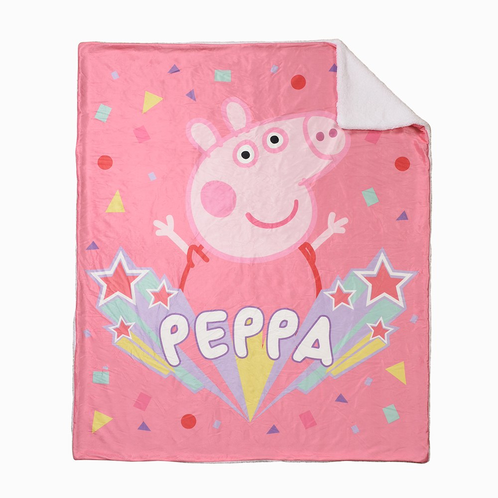 Buy Peppa Pig Sherpa Throw Blanket, 50 x 60 inches for CAD Toys R  Us Canada