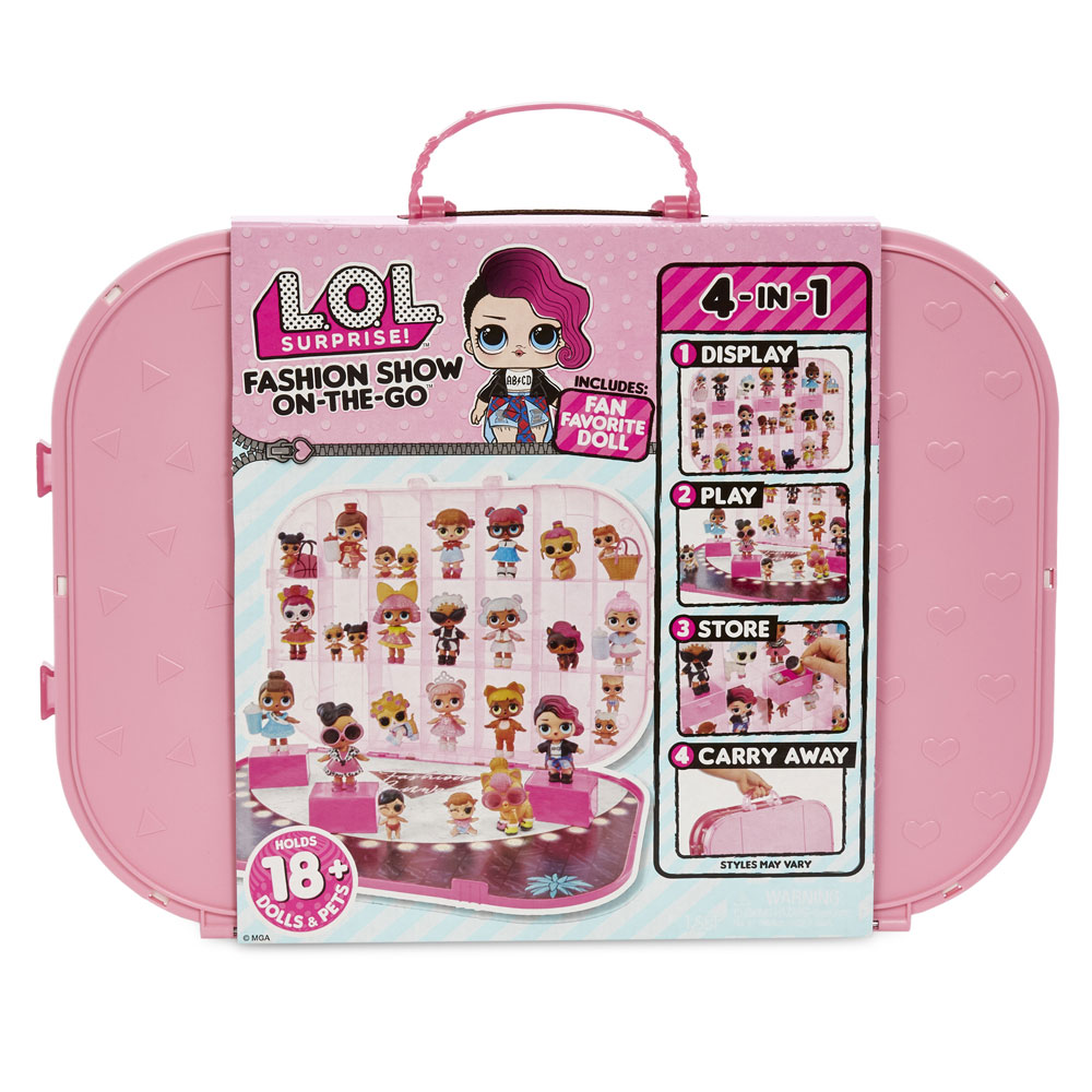 L.O.L. Surprise! Fashion Show OntheGo Storage Case & Playset with