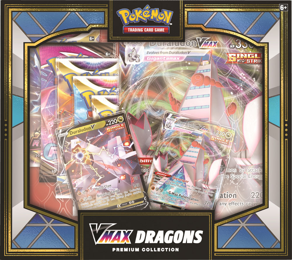 Pokémon Vmax Dragons Premium Box R Exclusive English Edition Toys