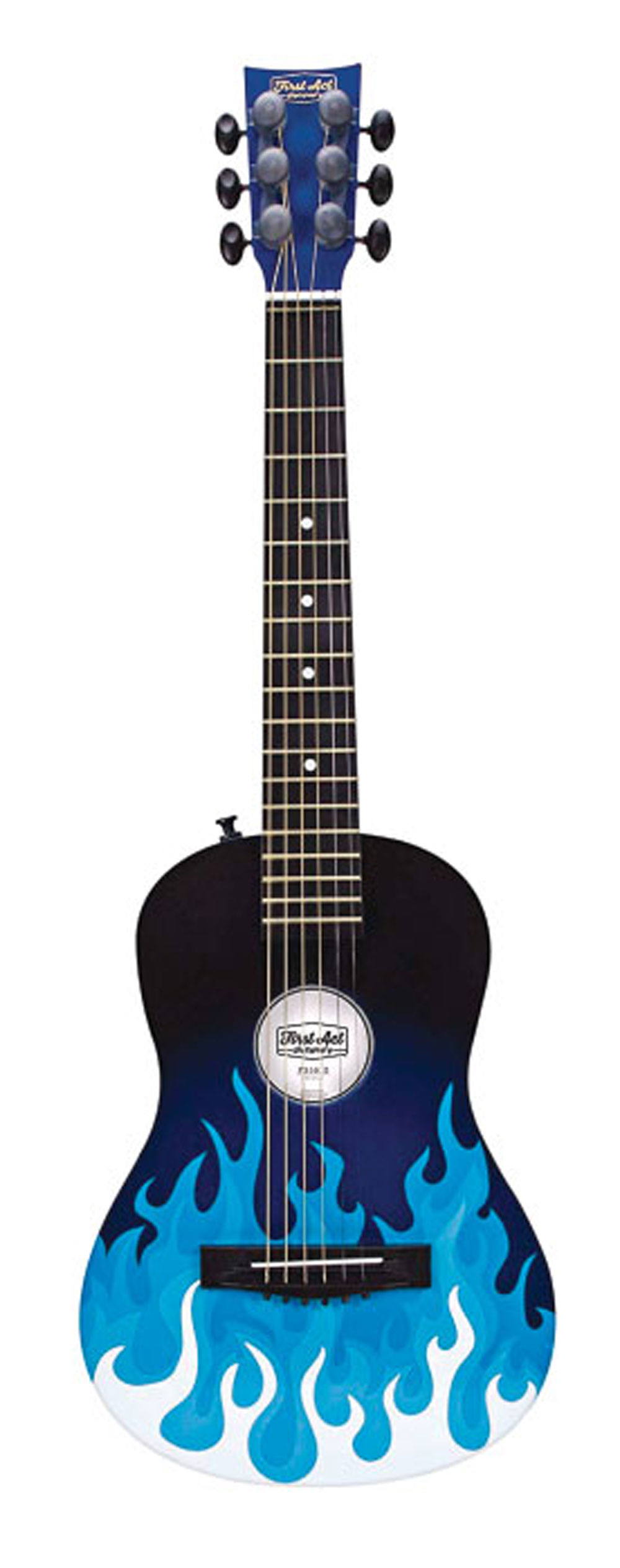 First Act 30" Blue Flames Acoustic Guitar Toys R Us Canada