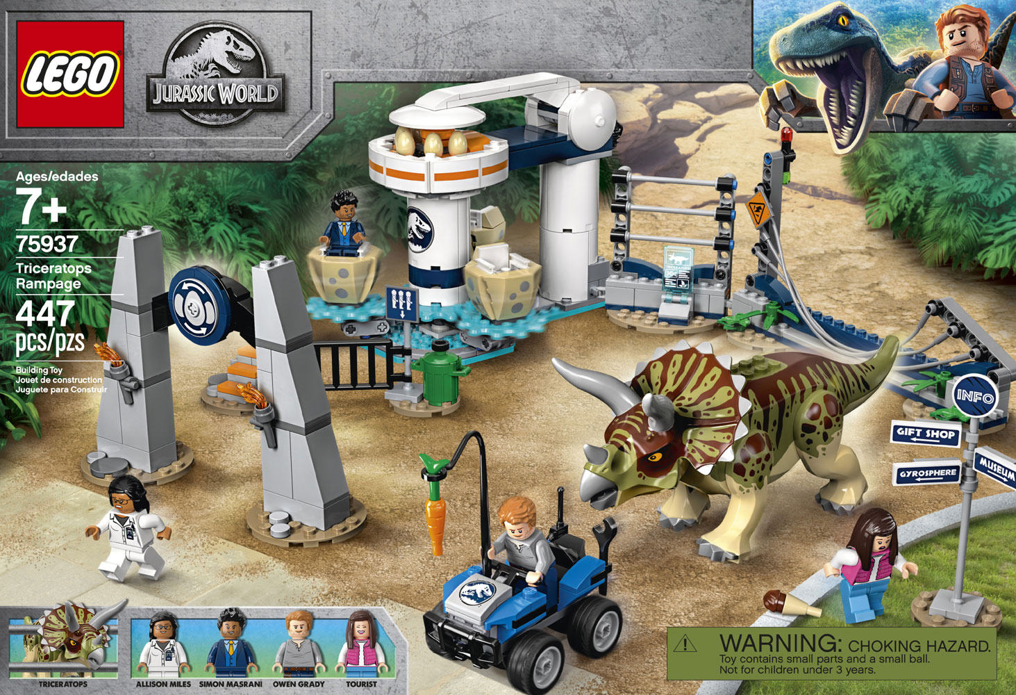 lego jurassic world scanner characters