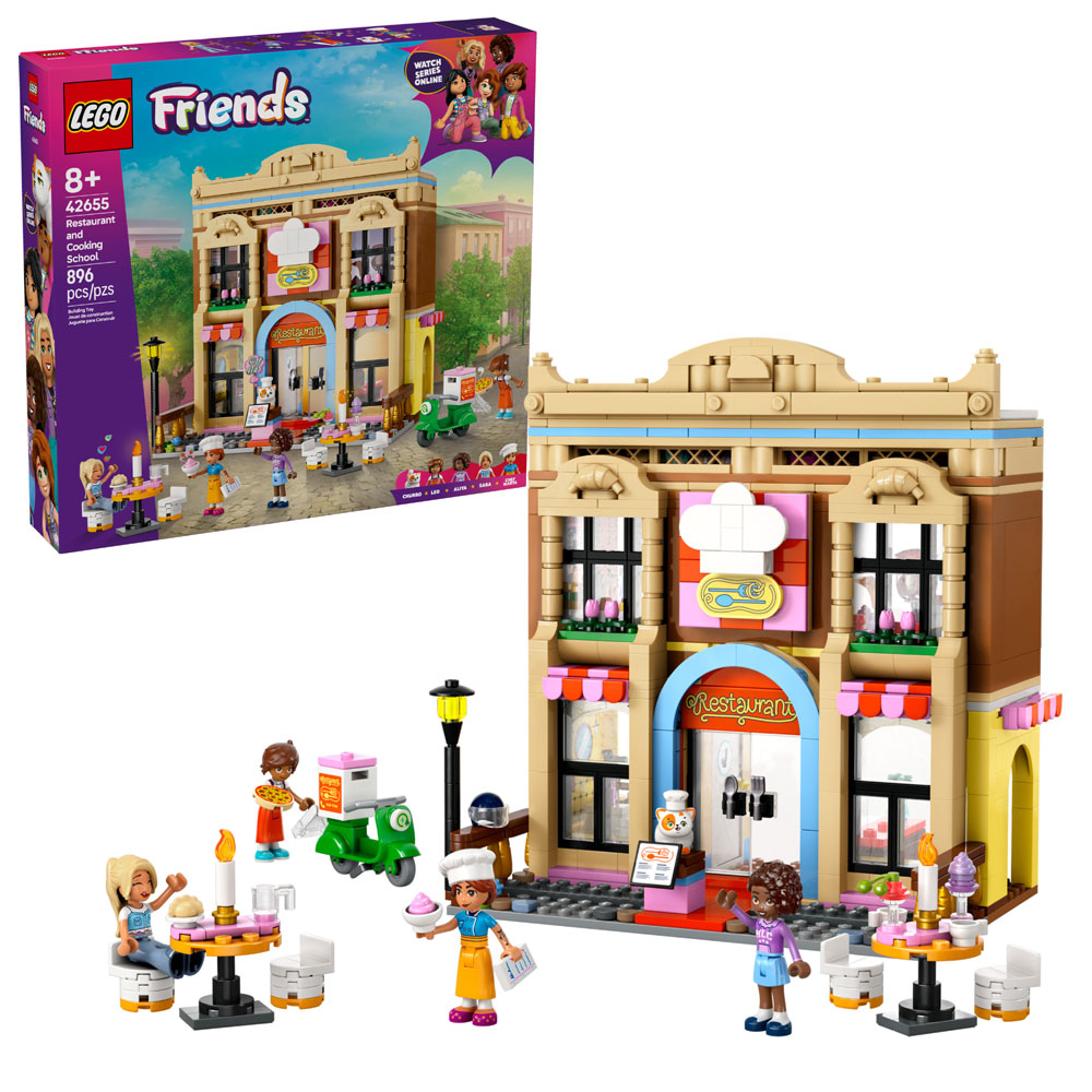 LEGO Friends Restaurant and Cooking School Toy Building Set