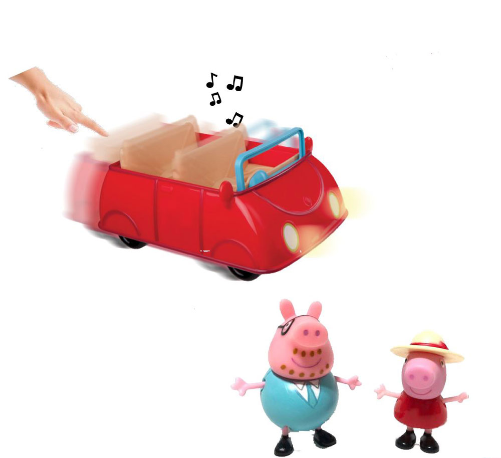 peppa pig lights and sounds car