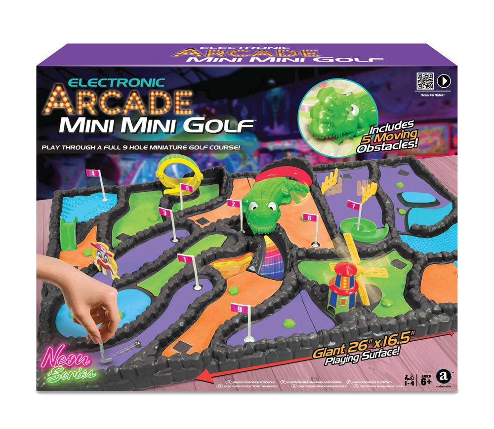 Electronic Arcade Crazy Golf 2.0 Neon Series Game