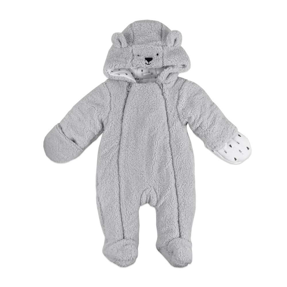 Rococo Sherpa Pramsuit Grey, 612 Months Babies R Us Canada