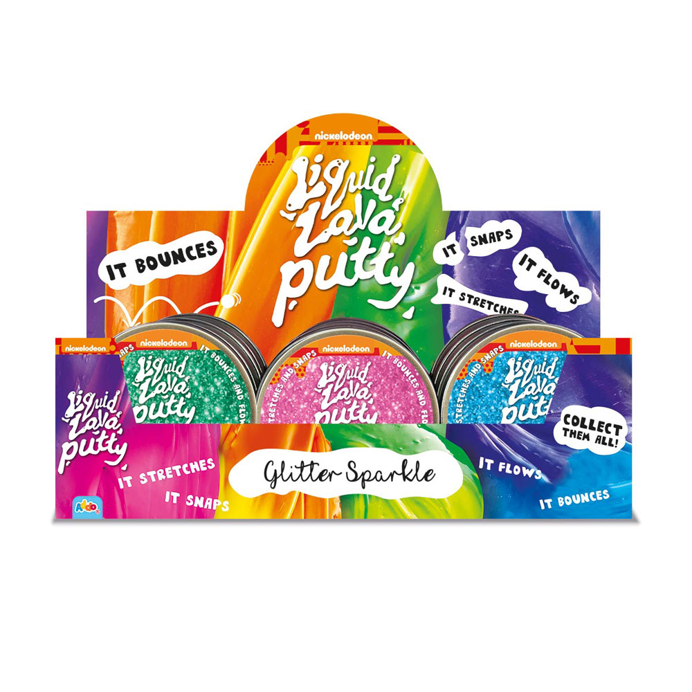 Nickelodeon Liquid Lava Putty Glitter Sparkle Assortment R Exclusive