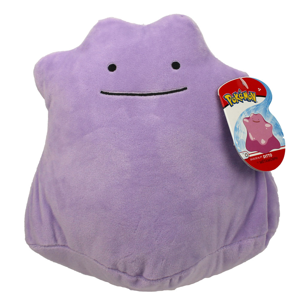 Pokémon Ditto Plush Stuffed Animal Toy - 8 - Ages 2+