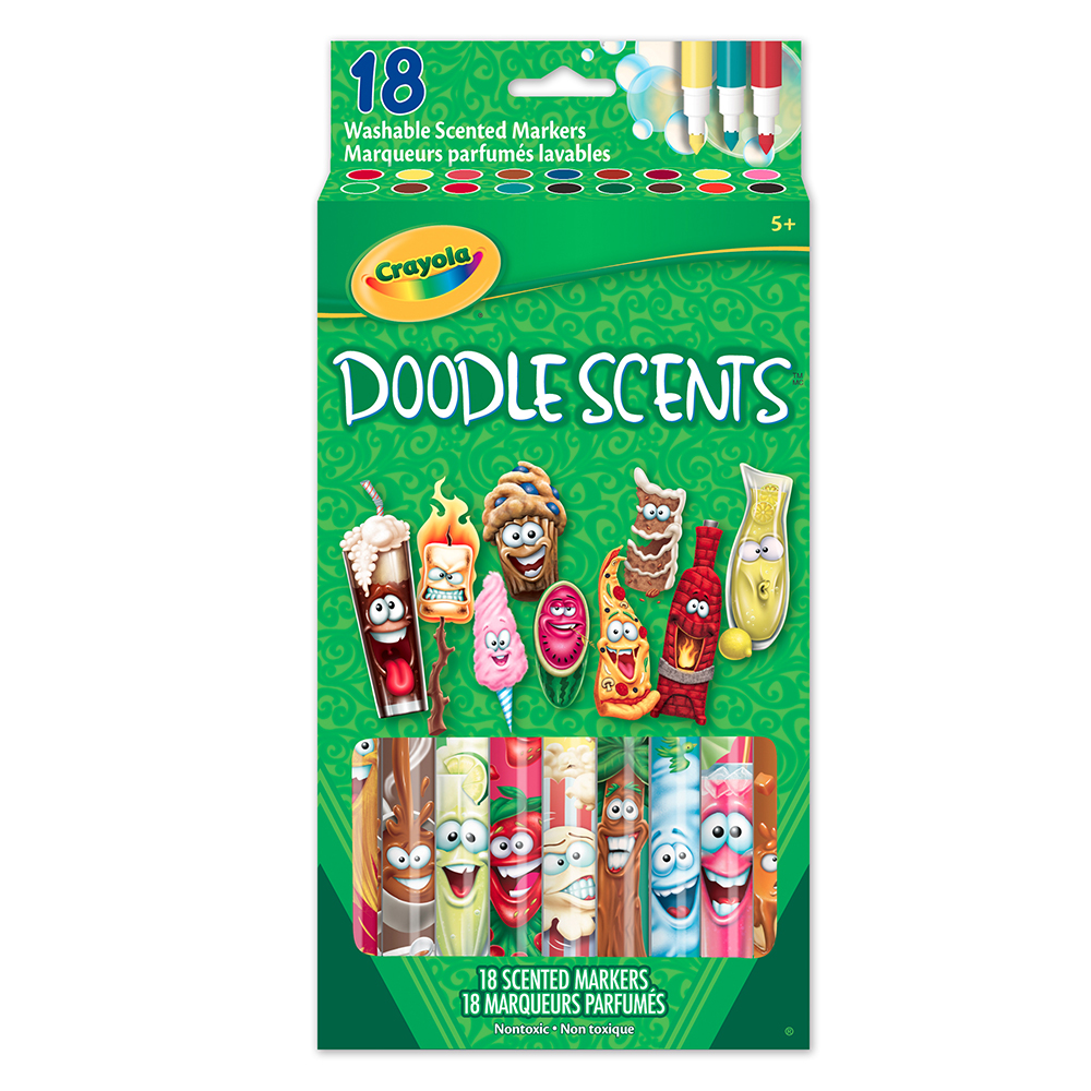 Crayola 18 ct Doodle Scents Scented Markers Toys R Us Canada