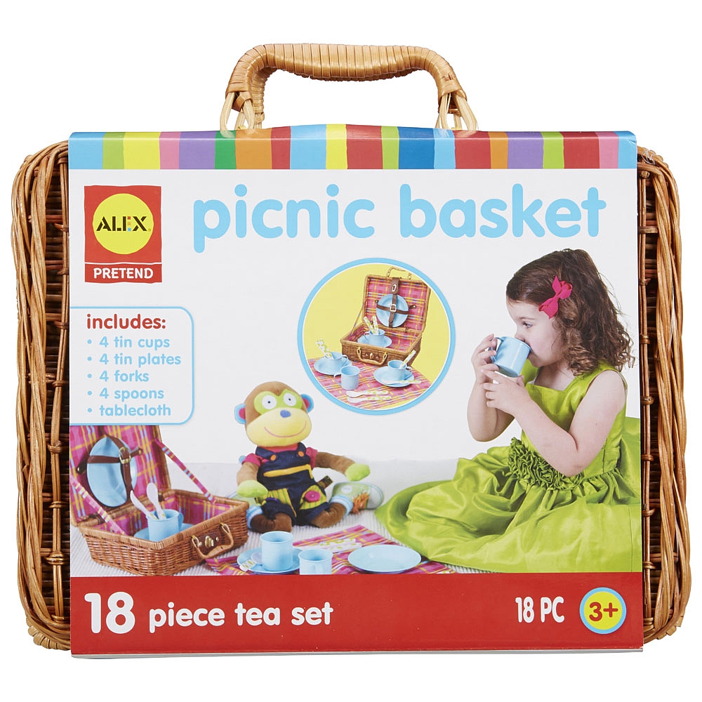 alex tea set basket