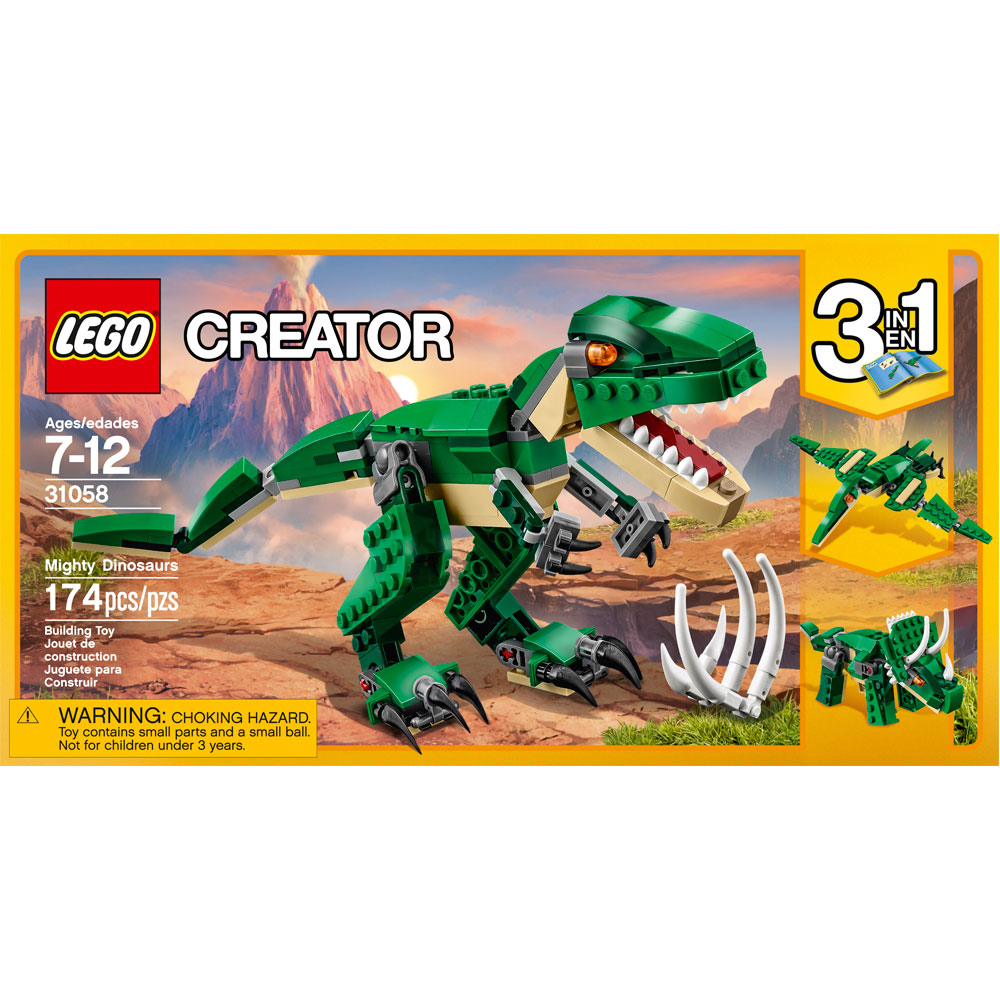 lego creator mighty dinosaurs 31058 dinosaur toy