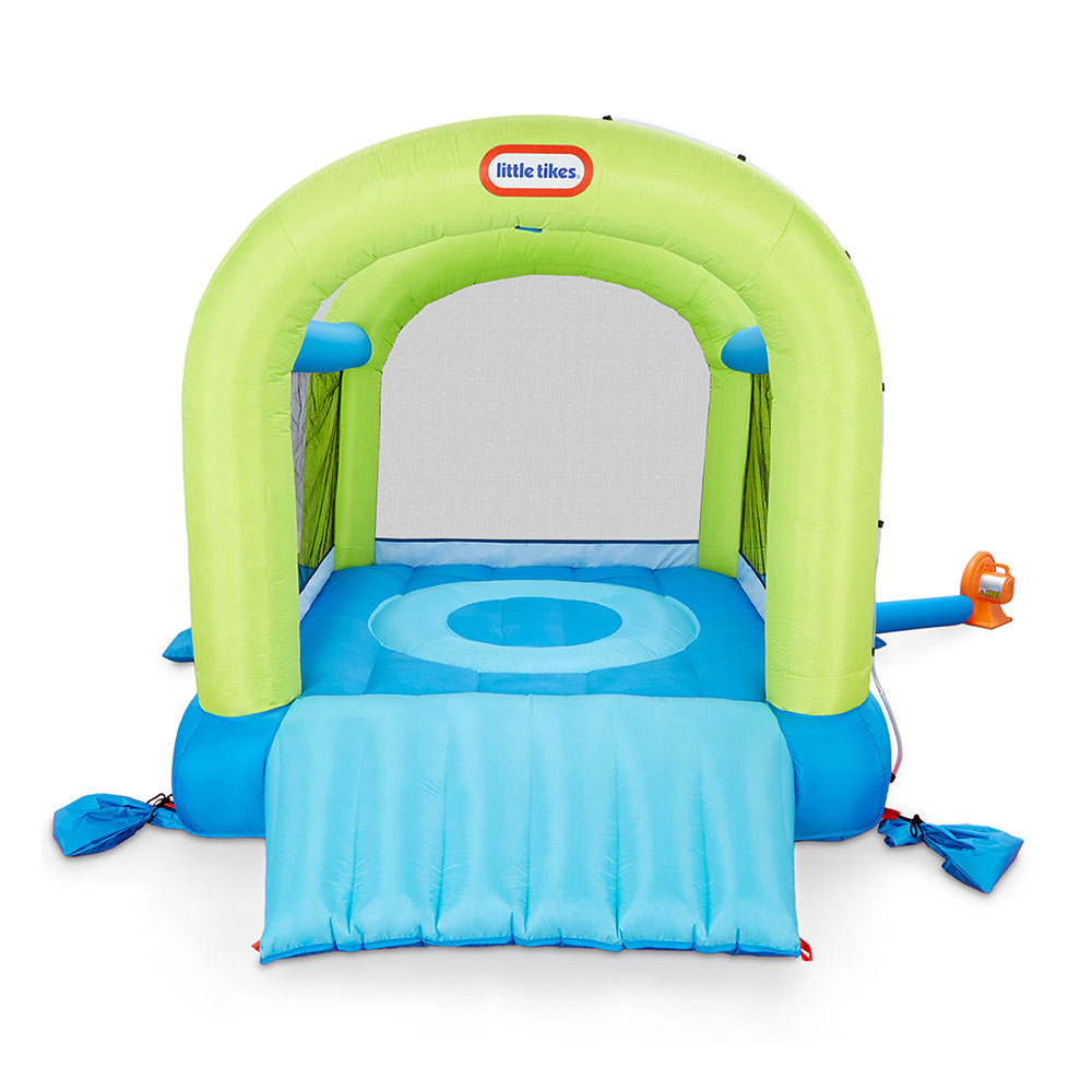 Inflatable　2-in-1　indoor/outdoor　Toys　Little　Kids　Wet　Tikes　House　Splash　R　Bounce　Dry　'n　Spray　or　for　Us　Canada
