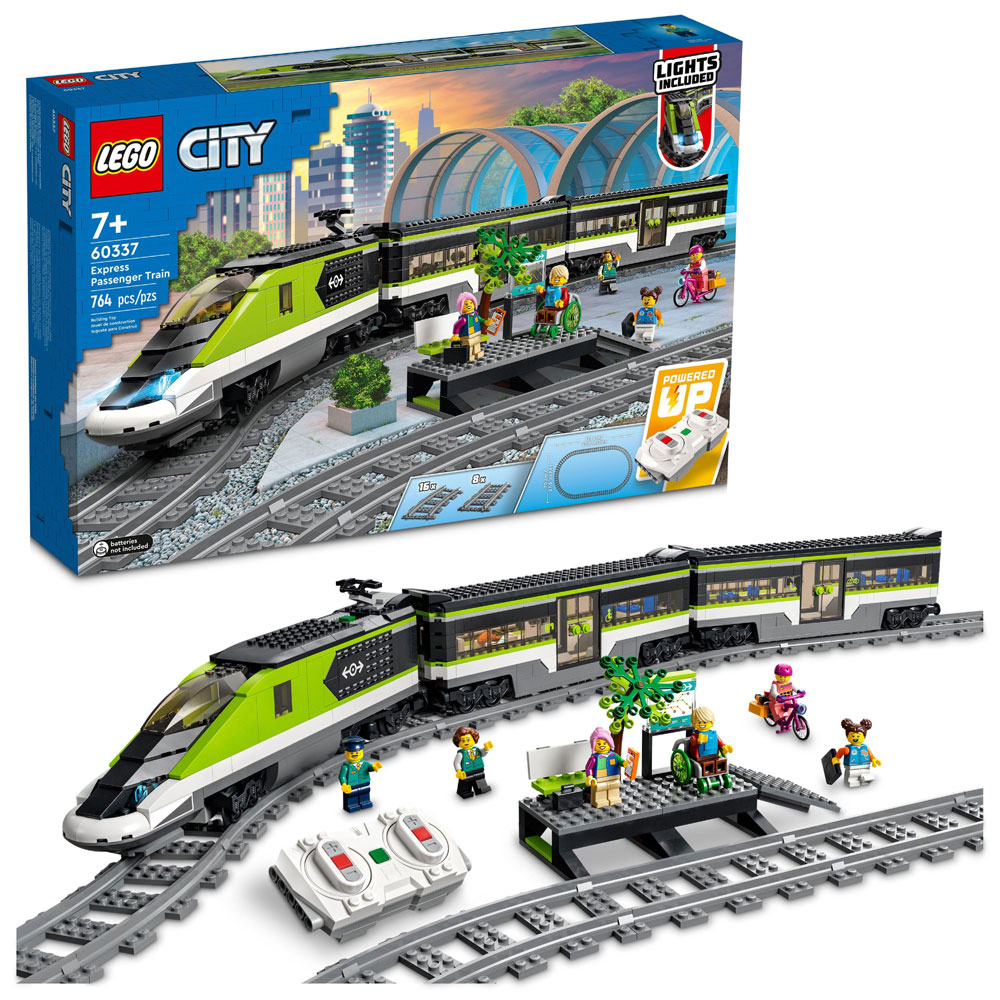 LEGO City Express Passenger Train 60337 Building Kit (764 Pieces