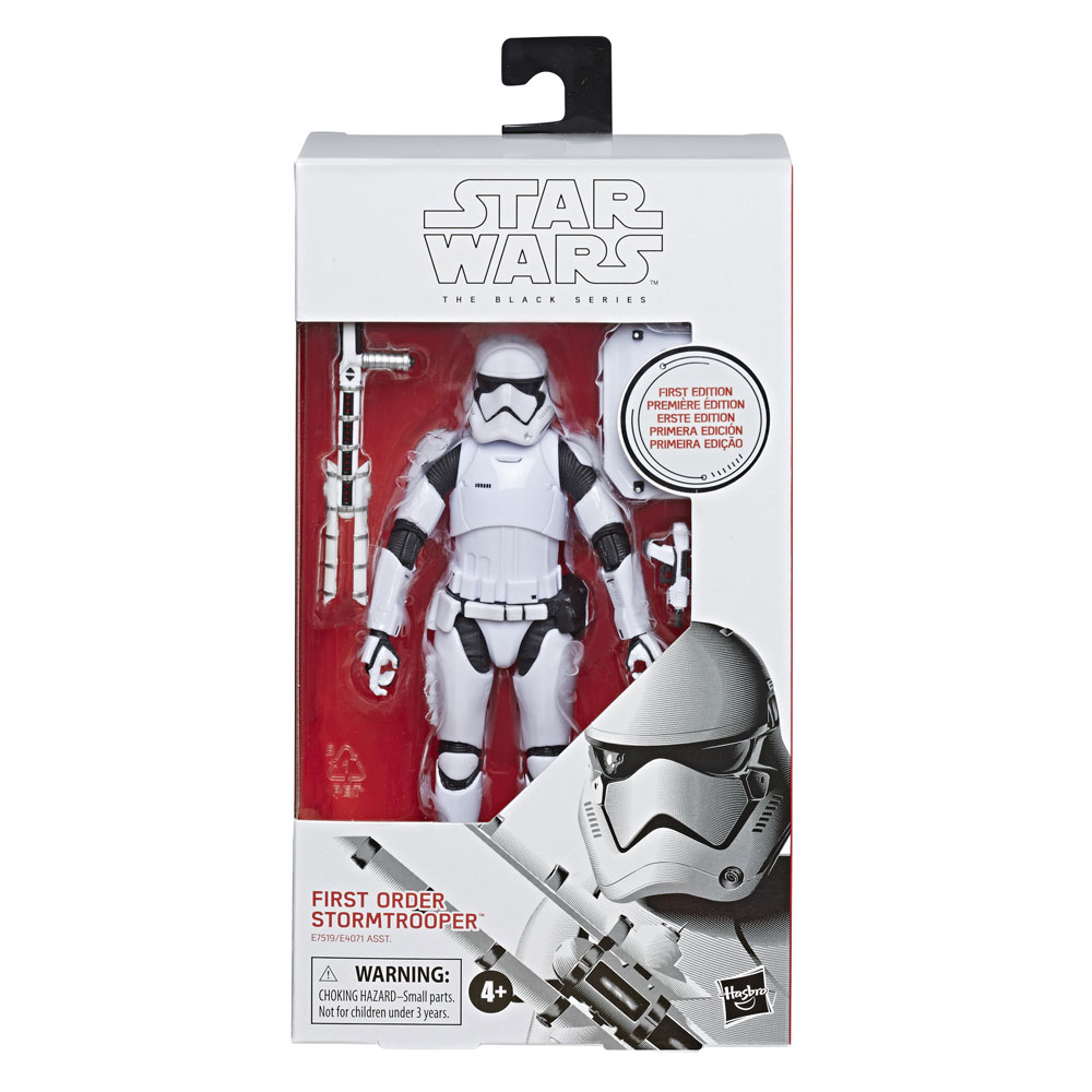 Buy Star Wars The Black Series First Order Stormtrooper 6-inch Scale Star  Wars: The Last Jedi Collectible Action Figure for CAD Toys R Us