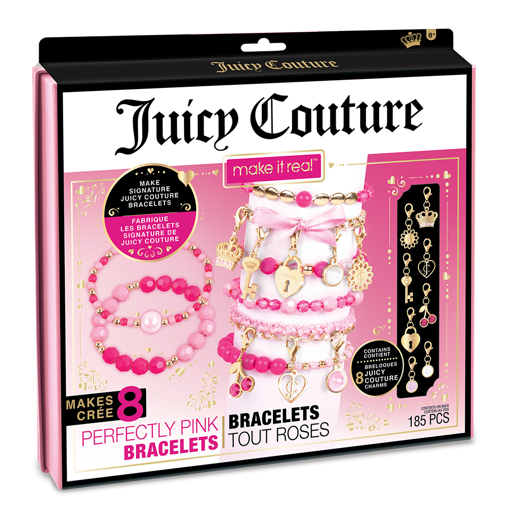Juicy Couture Perfectly Pink Bracelets by Make It Real | Toys R Us Canada