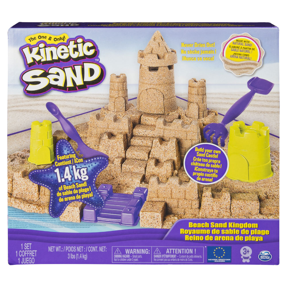 Sand Beach Sand Kingdom Playset with 3lbs of Beach Sand