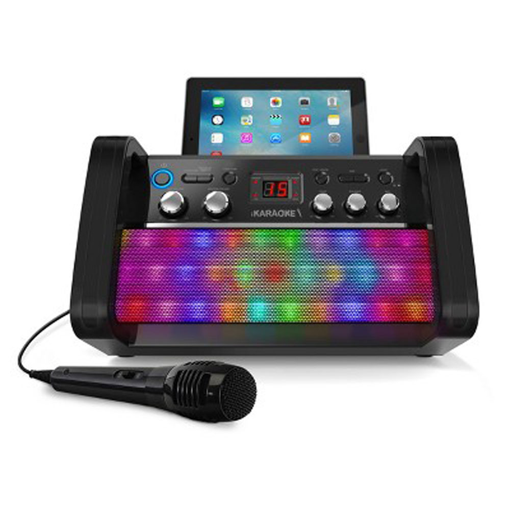 Machine de Soirée de Disco de Karaoke de CD + G d'iKARAOKE Bluetooth