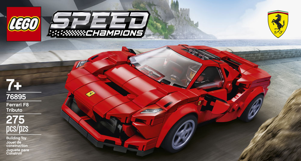 for sale online LEGO Ferrari F8 Tributo Speed Champions 76895