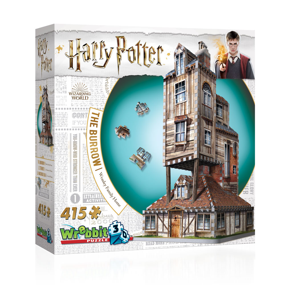Harry Potter WREBBIT 3D Jigsaw Puzzle The Burrow Weasley Family